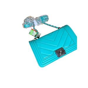 Quilted Teal Purse NWT